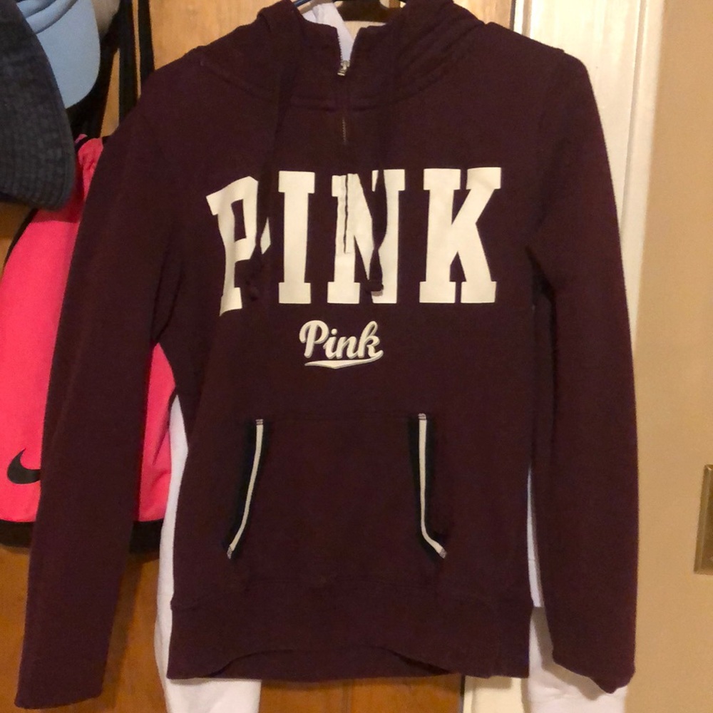 Pink hoodie